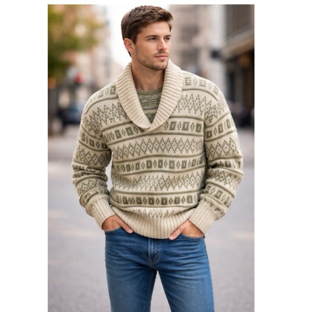 Tundra | Vintage Shawl Collar Sweater